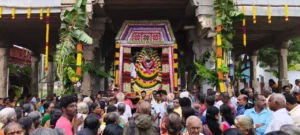 ஐப்பசி திருக்கல்யாண திருவிழா அம்பாளுக்கு காட்சி கொடுத்த சுவாமி நெல்லையப்பர்