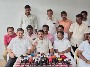 Stalin and I Share Deep Friendship - Nainar Nagendran Alleges DMK Control Over SIR Officials Bihar Victory Celebration in Nellai