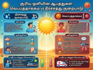 Heatstroke vs Dehydration - முக்கிய வித்தியாசங்கள் என்ன