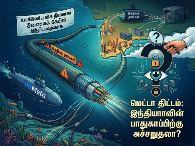 இந்தியாவுக்கு உலகின் நீளமான Internet Cable: Meta திட்டம் பாதுகாப்பு சிக்கலா?