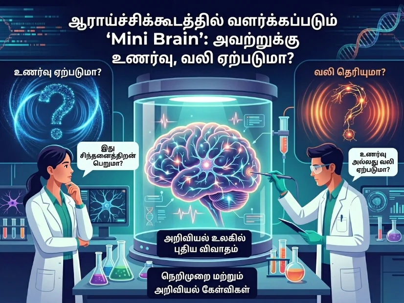 Can lab-grown “mini brains” develop consciousness or feel pain? A new debate emerges in the scientific community over brain organoids