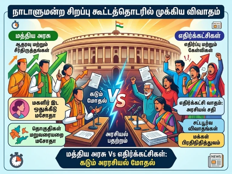 Parliament Special Session Turns Heated: Women’s Reservation and Delimitation Bills Spark Intense Clash Between Centre and Opposition