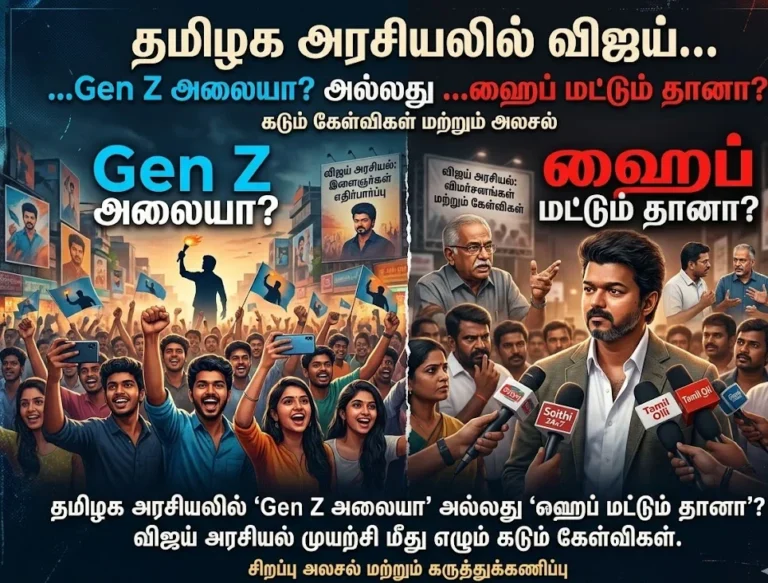Tamil Nadu Politics Debate: ‘Gen Z Wave or Just Hype?’ Tough Questions Raised Over Vijay’s Political Entry
