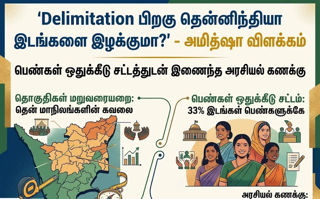 Will South India Lose Seats After Delimitation? - Amit Shah Explains, Political Strategy Linked to Women’s Reservation Bill