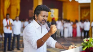Actor Vijay issues a powerful appeal to Tamil Nadu voters, calling for a ‘Whistle Revolution’ ahead of the elections, sparking political buzz across the state.