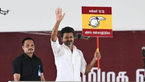 Actor Vijay delivers a powerful political speech on the final day, declaring he will never bow to fascist forces opposing the people