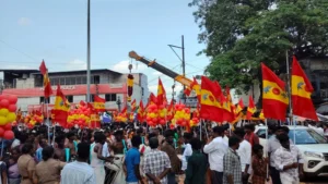 TVK final phase campaign in Tirunelveli draws massive crowds as R.S. Murugan leads a grand vote-gathering rally with festival-like enthusiasm