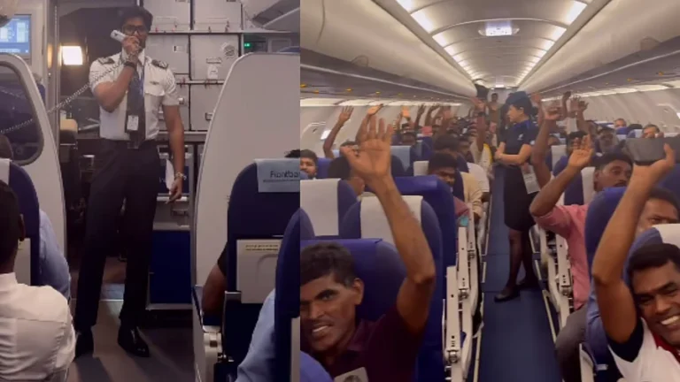 Tamil voters return from abroad on packed flight to cast their vote in Tamil Nadu Election 2026, viral video highlights strong voter participation
