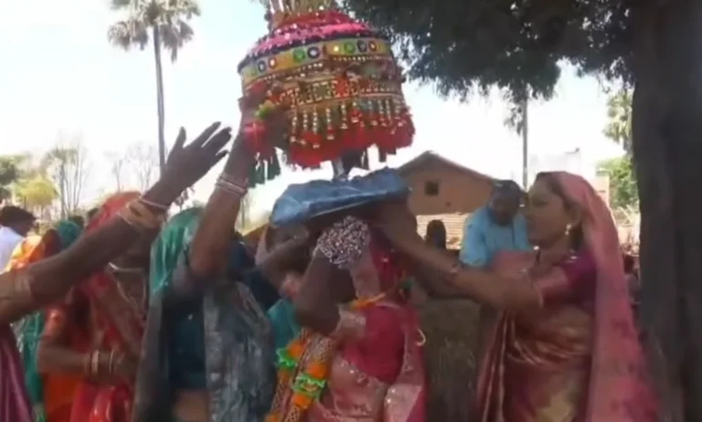 Shocking Indian village wedding without groom, sister plays groom role