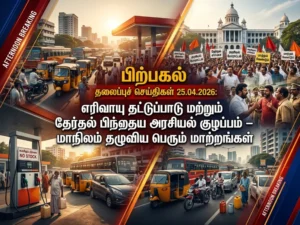 Afternoon Headlines 25.04.2026: Gas shortage concerns and post-election political shifts spark major statewide developments and public impact.