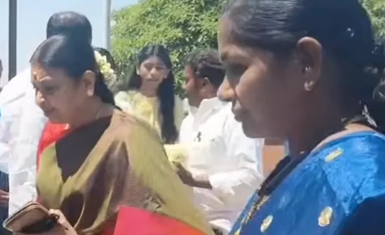 Durga Stalin offers prayers at Kurinji Andavar Temple, seeking Lord Muruga’s blessings for her husband’s electoral victory amid intense election campaigning.