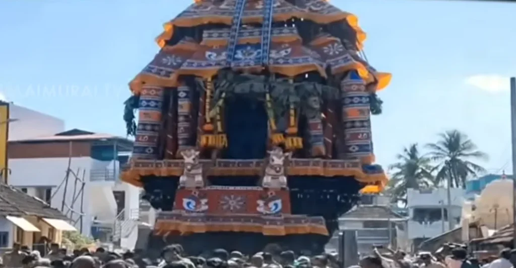 Grand Chithirai Therottam festival at Suchindram Thanumalayan Temple in Kanyakumari draws thousands of devotees in a vibrant and spiritual celebration