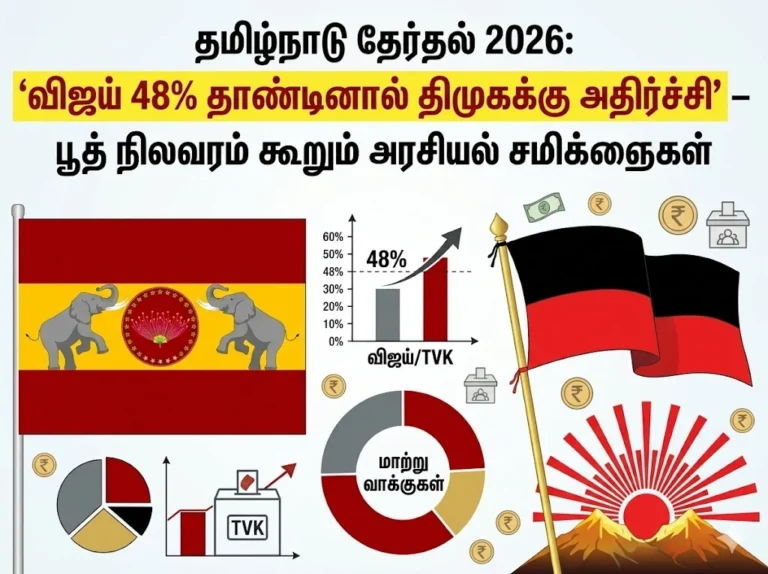 Tamil Nadu Election 2026 booth trends suggest Vijay crossing 48 percent could shock DMK political landscape