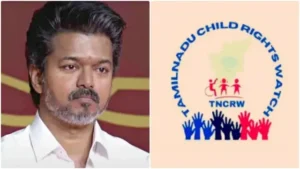 Actor-turned-politician Vijay faces criticism from the TNCRW over alleged use of children in political activities, sparking controversy and calls for apology.