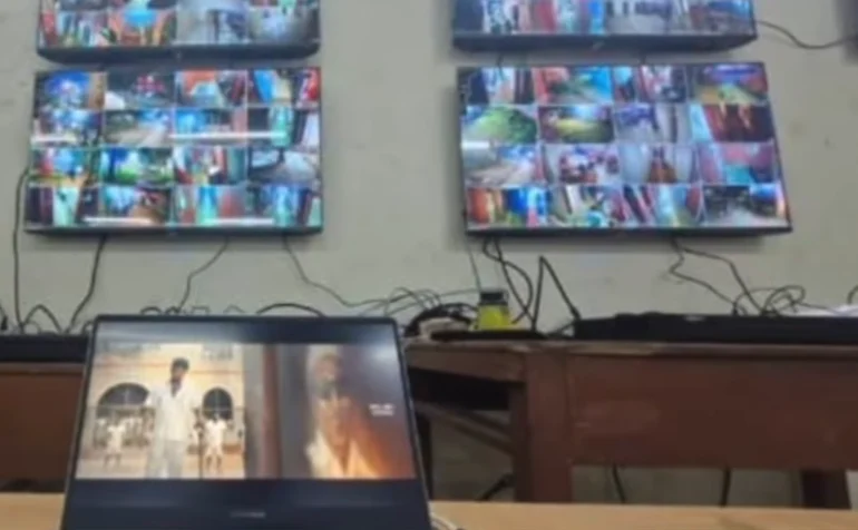 Anna University strong room controversy: Staff arrested for watching “Jananayagan” movie inside election storage facility, raising serious concerns over election security protocols.