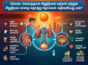 Why Kidney Stones and Urinary Tract Infections (UTIs) Increase During Summer Heat – Causes, Symptoms, and Prevention Tips