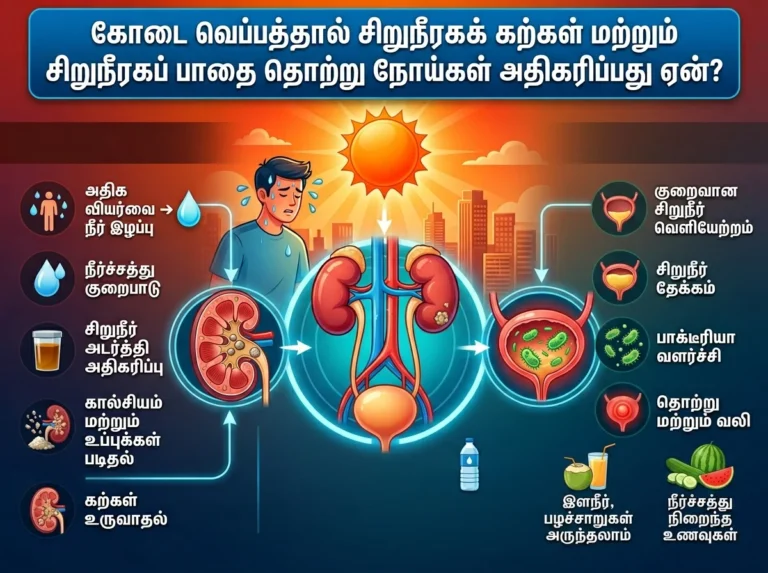 Why Kidney Stones and Urinary Tract Infections (UTIs) Increase During Summer Heat – Causes, Symptoms, and Prevention Tips