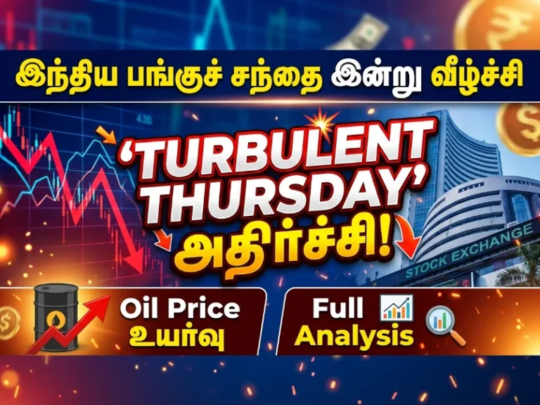 India Stock Market Crash Today: Sensex and Nifty Fall on “Turbulent Thursday” Amid Rising Oil Prices and Global Market Pressure