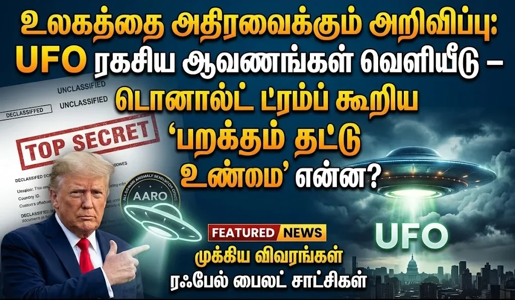 Donald Trump announces release of classified UFO documents, claims shocking truth behind “flying saucers” to be revealed