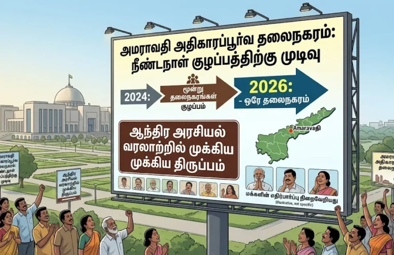 அமராவதி அதிகாரப்பூர்வ தலைநகரம்