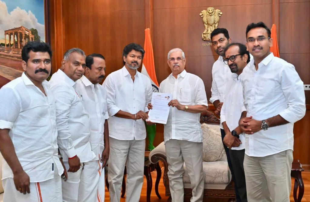 Vijay’s 118 Majority Hunt Intensifies: Governor Meeting, Alliance Deal Talks and Re-Election Buzz Heat Up Tamil Nadu Politics