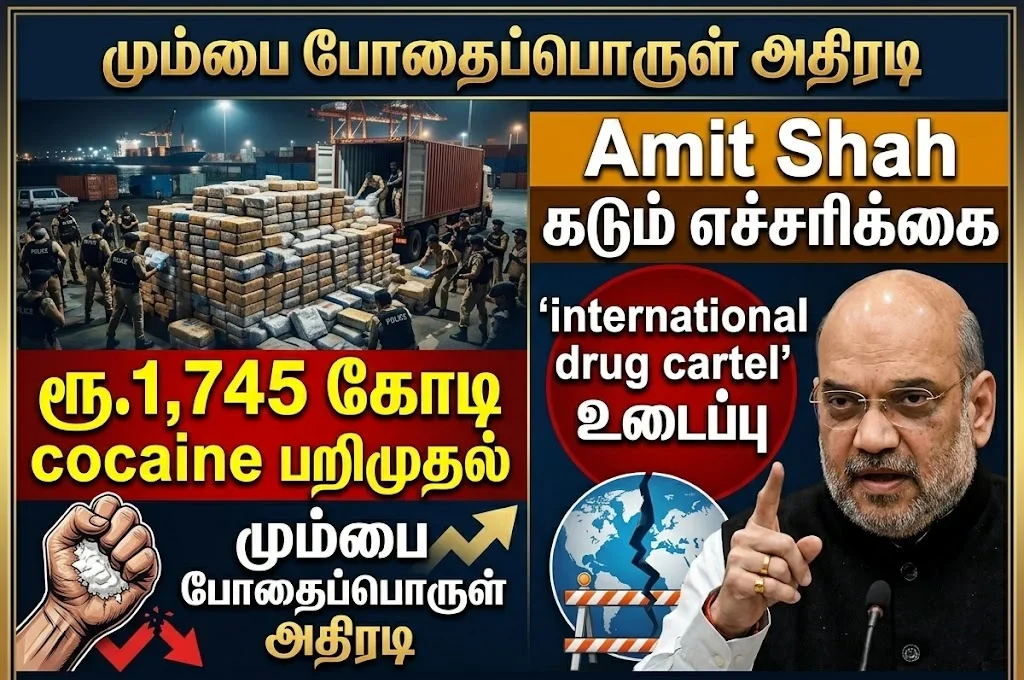Mumbai drug bust: ₹1,745 crore cocaine seized, international cartel dismantled, Amit Shah issues strong warning