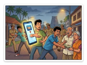 Nellai cyber crime gang trapped after luring youngsters through mobile app and brutally attacking them, with Tiruppur among key targets in the shocking money extortion case