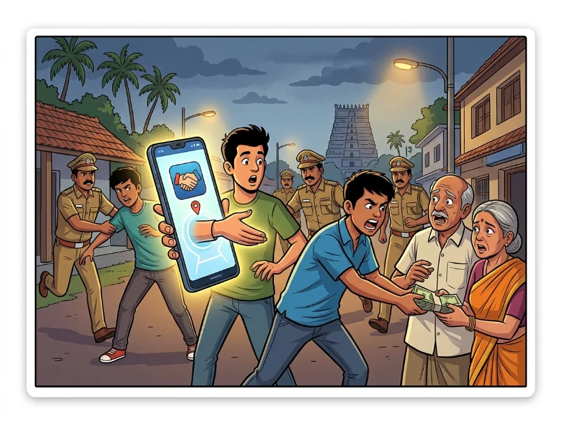 Nellai cyber crime gang trapped after luring youngsters through mobile app and brutally attacking them, with Tiruppur among key targets in the shocking money extortion case