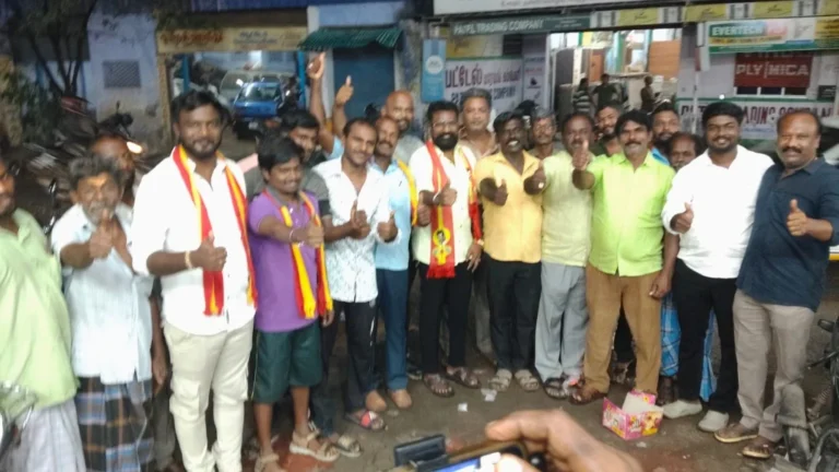 “Like Deepavali Across Tamil Nadu” – TVK Cadres Celebrate in Nellai with Firecrackers and Sweets as Vijay’s Government Seen Certain with Support of 120 MLAs