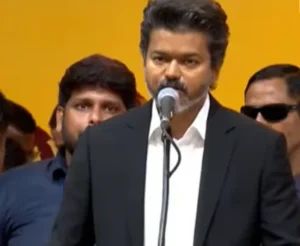 TVK Chief Vijay takes oath as Chief Minister and vows to release a white paper on Tamil Nadu’s ₹10 lakh crore debt in his first viral speech as CM