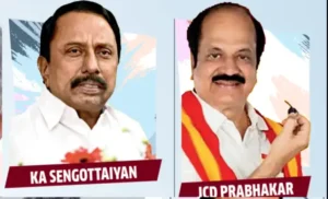 Karuppaiah sworn in as Tamil Nadu Assembly Pro Tem Speaker amid intense discussions over permanent Speaker post, with Sengottaiyan and JCD Prabhakar emerging as leading contenders