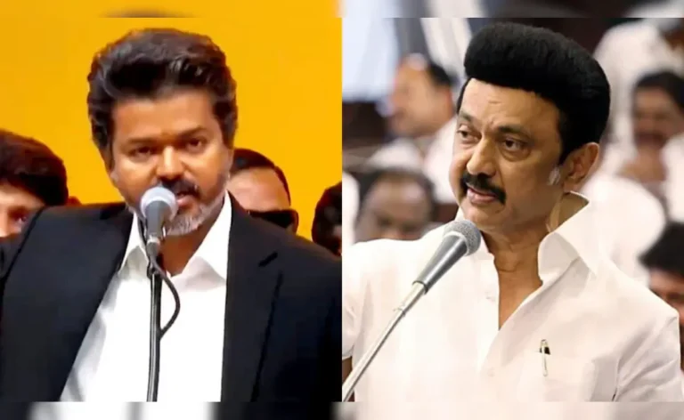 முதல்வர் விஜய் - EX CM ஸ்டாலின் சந்திப்பு அரசியலில் புதிய அத்தியாயமா? “எதிரி போல் எண்ணக்கூடாது ” - 16 Tamil Nadu politics takes a dramatic turn as Chief Minister Vijay meets former CM MK Stalin, sparking speculation of a new political chapter after the “don’t see each other as enemies” remark.