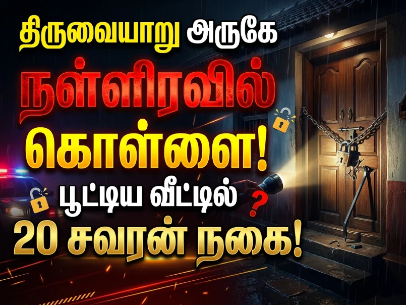 திருவையாறு அருகே நள்ளிரவு திருட்டு.. பூட்டிய வீட்டில் 20 பவுன் நகை மாயம்! 10 image 265