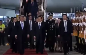 Donald Trump meets Xi Jinping in Beijing for high-stakes talks on tariff war, AI cooperation, and escalating West Asia tensions shaping global geopolitics and economic stability.