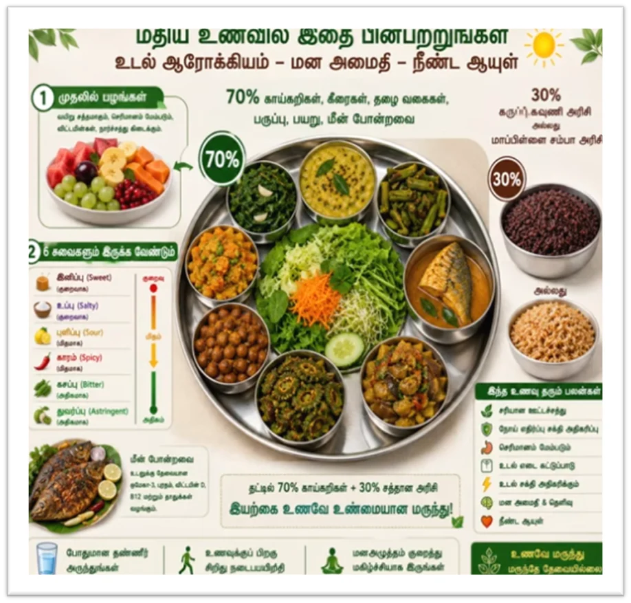 மதிய உணவில் நாம் செய்யும் தவறுகள் என்ன? – மருத்துவர் சிவராமன் விளக்கம் 6 image 542