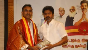 TVK Vijay first signature mystery revealed by Arunraja sparks major Tamil Nadu political shift signals
