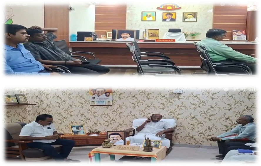 தமிழக முதல்வர் படம் கீழ் அமர மறுத்தாரா? நெல்லை மேயர் அறையில் திடீர் இருக்கை மாற்றம்! 1 image 101