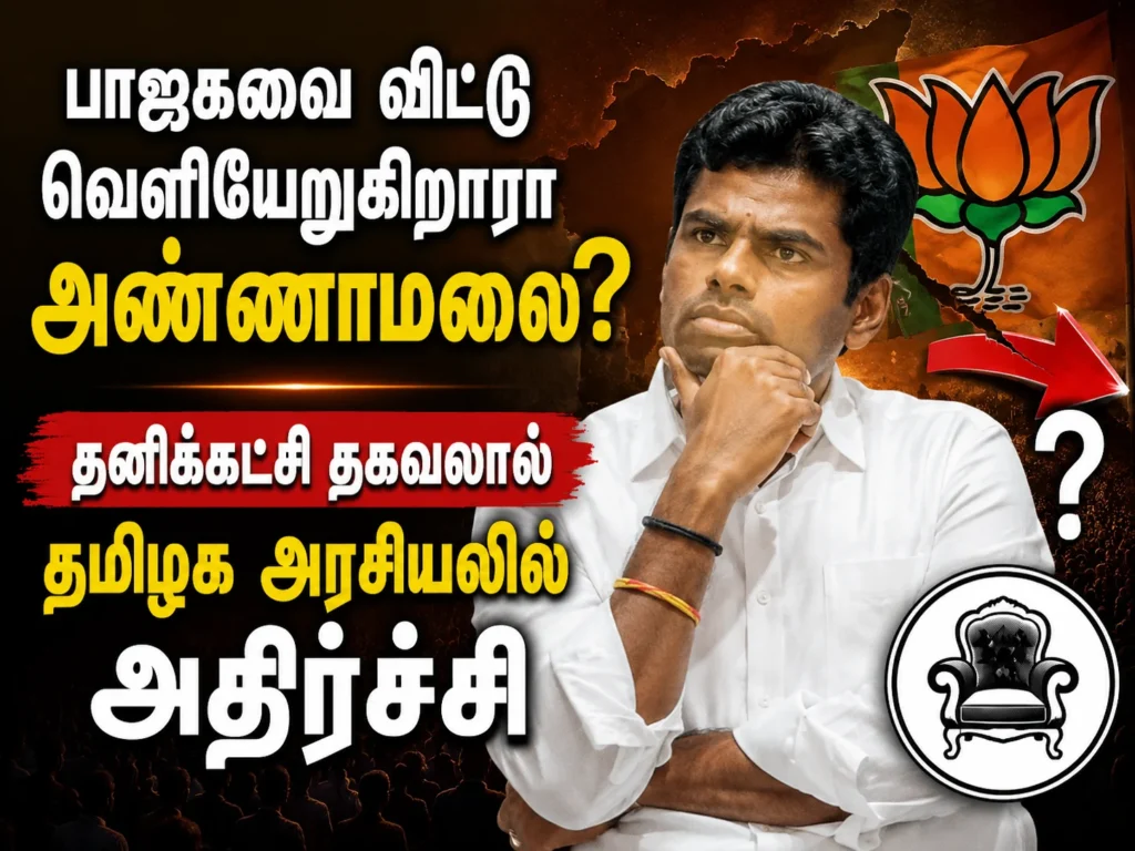 Is Annamalai Leaving BJP? Reports of a New Political Party Trigger Shockwaves Across Tamil Nadu Politics