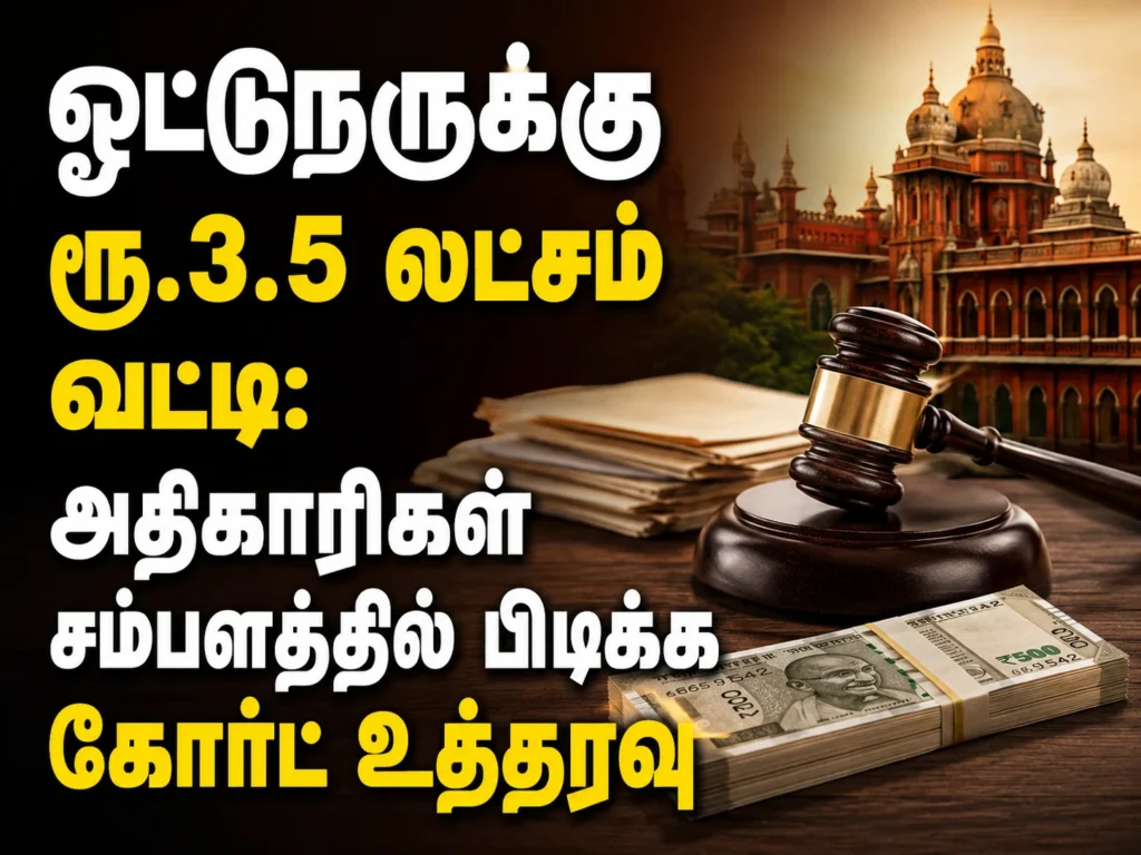 ஓட்டுநருக்கு ரூ.3.5 லட்சம் வட்டி: அதிகாரிகள் சம்பளத்தில் பிடிக்க கோர்ட் உத்தரவு 1 Court Orders Salary Recovery from Officials to Pay Rs 3.5 Lakh Interest Compensation to Driver