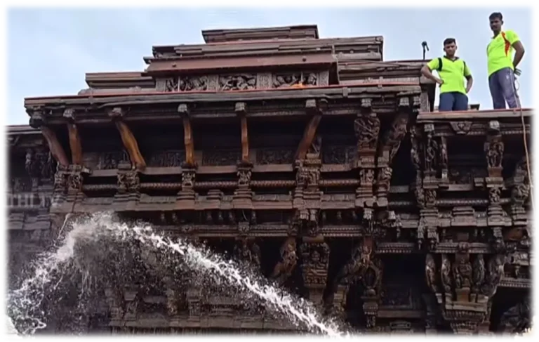 Asia’s Largest Temple Chariot Gets a Grand Makeover at Nellaiappar Temple as Preparations Intensify for the Grand Car Festival