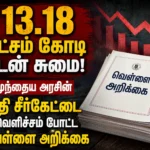 தமிழ்நாடு நிதி நிலைமை: முந்தைய அரசின் நிர்வாகச் சீர்கேட்டால் ₹13.18 லட்சம் கோடி கடனில் தவிக்கும் தமிழகம் – வெள்ளை அறிக்கை தரும் அதிரடி உண்மைகள்! 4 Tamil Nadu Financial Crisis: White Paper Reveals ₹13.18 Lakh Crore Debt Caused by Previous Government's Fiscal Mismanagement
