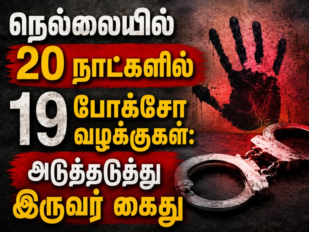 நெல்லையில் 20 நாட்களில் 19 போக்சோ வழக்குகள்: அடுத்தடுத்து இருவர் கைது 1 Tirunelveli Records 19 POCSO Cases in Just 20 Days as Two More Accused Are Arrested