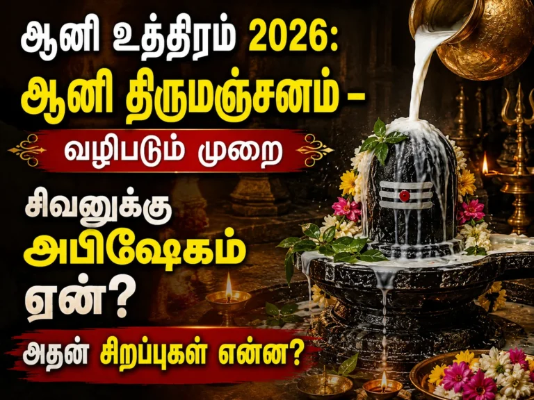 ஆனி உத்திரம் 2026: ஆனி திருமஞ்சனம் - வழிபடும் முறை சிவனுக்கு அபிஷேகம் ஏன்? அதன் சிறப்புகள் என்ன? தேவர்களின் மாலை நேர வழிபாடும் சிவபெருமானின் மகா அபிஷேக சிறப்புகளும் 1 Aani Uthiram 2026: Aani Thirumanjanam Ritual, Why Lord Shiva Receives Abhishekam and the Spiritual Significance of the Sacred Festival