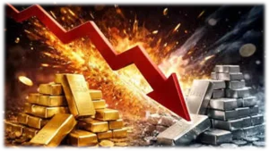 Gold and Silver Prices Drop Sharply Today as Bullion Market Witnesses Major Decline