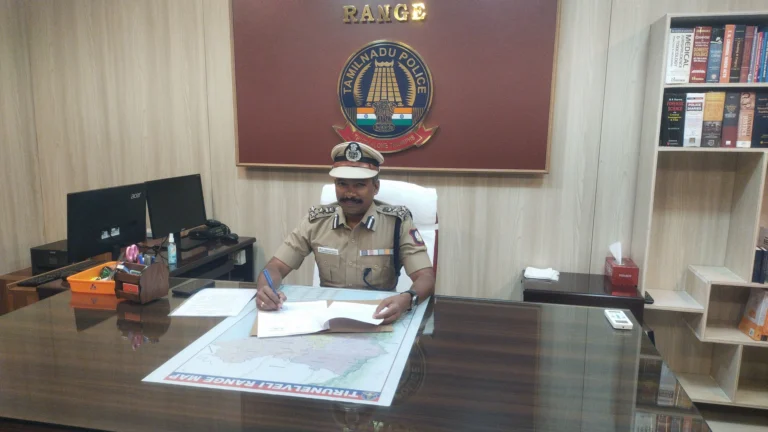 Tirunelveli Range Gets New DIG: Thirunavukarasu Assumes Charge, Announces Six Key Priorities