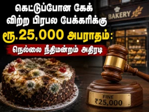 Tirunelveli Court Imposes Rs 25,000 Fine on Popular Bakery for Selling Spoiled Cake to Customers