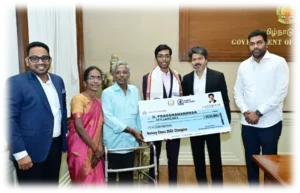 Norway Chess Champion R Praggnanandhaa Receives Rs 50 Lakh Reward as Tamilaga Vettri Kazhagam Chief Vijay Extends Congratulations